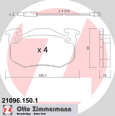Bremžu kluči 21096.150.1