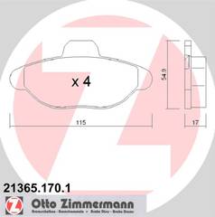 Bremžu kluči 21365.170.1