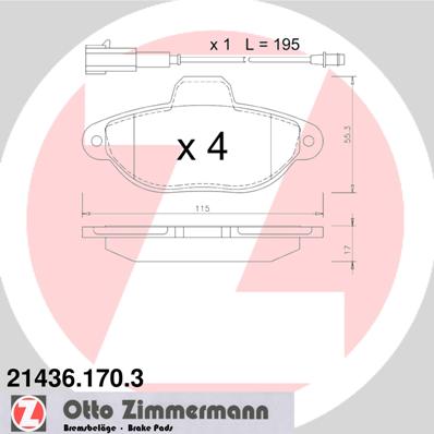 Bremžu kluči 21436.170.3