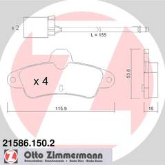 Bremžu kluči 21586.150.2