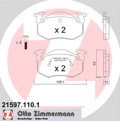 Bremžu kluči 21597.110.1
