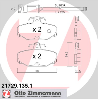 Bremžu kluči 21729.135.1