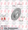 bremžu disks 230.1103.52    FIAT SPORT Coat Z