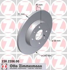 bremžu disks 230.2356.00    FIAT/FORD