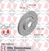 bremžu disks 230.2359.52    FIAT SPORT Coat Z