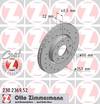 bremžu disks 230.2369.52    FIAT/OPEL SPORT Coat Z