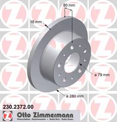 bremžu disks 230.2372.00    FIAT/PEUGEOT/CITROEN