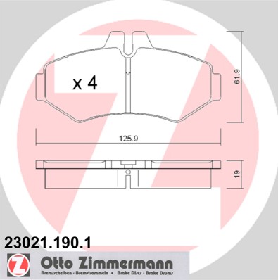 Bremžu kluči 23021.190.1