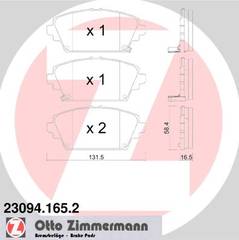 Bremžu kluči 23094.165.2