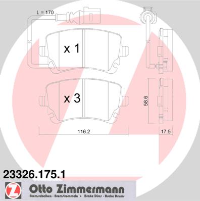 Bremžu kluči 23326.175.1