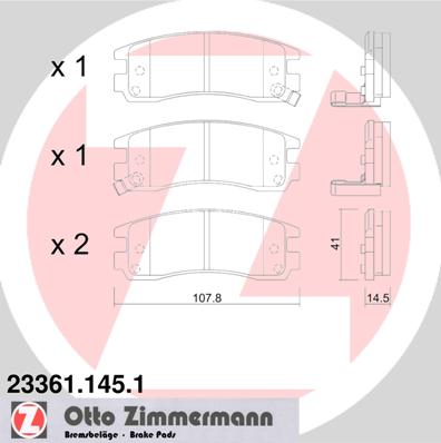 Bremžu kluči 23361.145.1