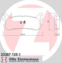 Bremžu kluči 23387.125.1