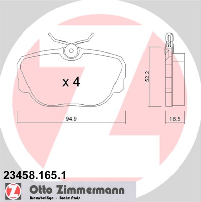 Bremžu kluči 23458.165.1