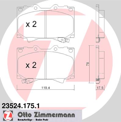 Bremžu kluči 23524.175.1