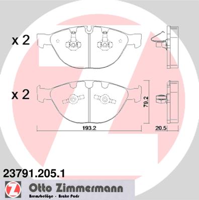 Bremžu kluči 23791.205.1
