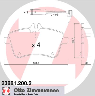 Bremžu kluči 23881.200.2