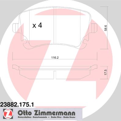 Bremžu kluči 23882.175.1