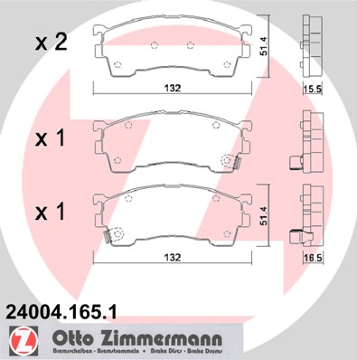 Bremžu kluči 24004.165.1