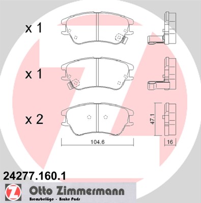 Bremžu kluči 24277.160.1