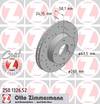 bremžu disks 250.1326.52    FORD SPORT Coat Z