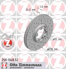 bremžu disks 250.1348.52    FORD SPORT Coat Z