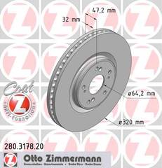 bremžu disks 280.3178.20    HONDA Coat Z