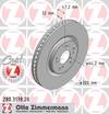 bremžu disks 280.3178.20    HONDA Coat Z