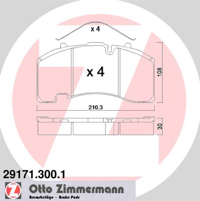 Bremžu kluči 29171.300.1