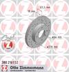 bremžu disks 380.2161.52    MITSUBISHI SPORT Coat Z