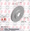 bremžu disks 380.2162.52    MITSUBISHI SPORT Coat Z