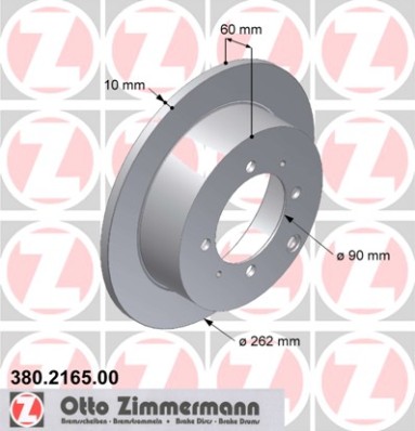 bremžu disks 380.2165.20    MITSUBISHI
