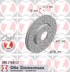 bremžu disks 380.2168.52    MITSUBISHI SPORT Coat Z