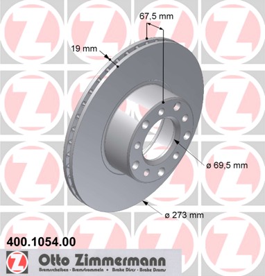 bremžu disks 400.1054.00    MERCEDES