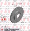 bremžu disks 400.1405.52    MERCEDES SPORT Coat Z