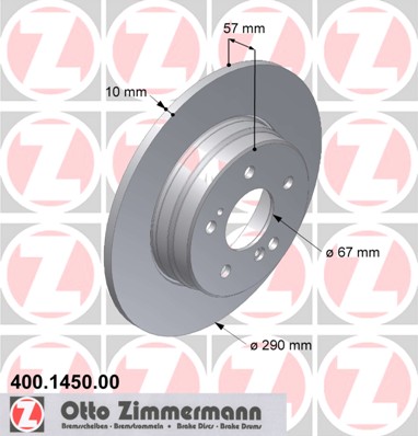 bremžu disks 400.1450.00    MERCEDES