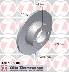 bremžu disks 430.1002.00    OPEL