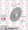 bremžu disks 430.1461.52    OPEL SPORT Coat Z