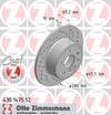 bremžu disks 430.1475.52    OPEL/SAAB SPORT Coat Z