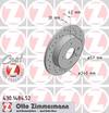 bremžu disks 430.1484.52    OPEL SPORT Coat Z