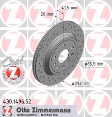 bremžu disks 430.1496.52    OPEL/SAAB/FIAT SPORT Coat Z