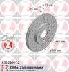 bremžu disks 430.2600.52    OPEL SPORT Coat Z