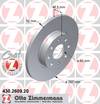 bremžu disks 430.2609.20    Opel Coat Z