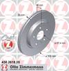 bremžu disks 430.2618.20    OPEL Coat Z