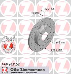 bremžu disks 440.2031.52    PEUGEOT SPORT Coat Z