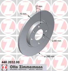 bremžu disks 440.2032.00    PEUGEOT