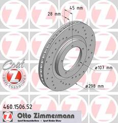 bremžu disks 460.1506.52    PORSCHE SPORT Coat Z