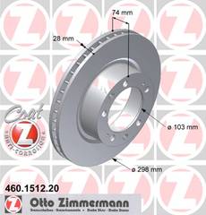 bremžu disks 460.1512.20    PORSCHE Coat Z