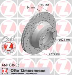 bremžu disks 460.1516.52    PORSCHE SPORT Coat Z