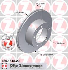 bremžu disks 460.1518.20    PORSCHE Coat Z