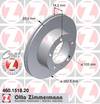 bremžu disks 460.1518.20    PORSCHE Coat Z